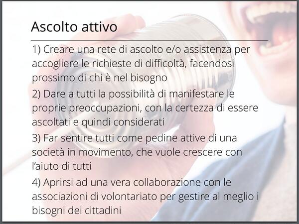 Ultimo punto di Omar è l'ascolto attivo #opendalmine http://t.co/Go1FJAywDu